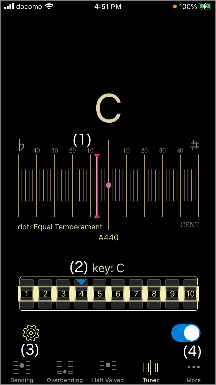 [tuner screen]