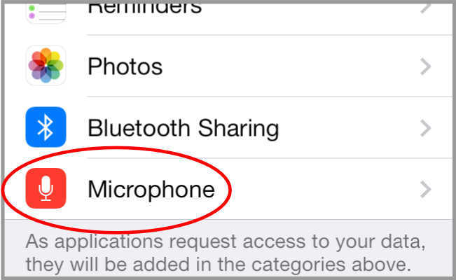 [menu microphone]