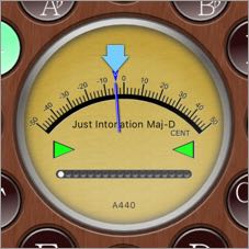 [just intonation meter in tune]